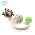 Weaving cotton pet dog Cotton Rope Chew Toys